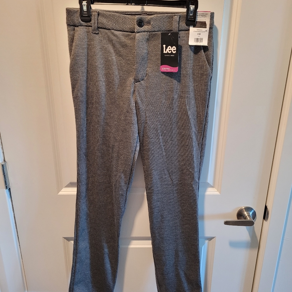 Lee Stretchy Gray Dress Pants